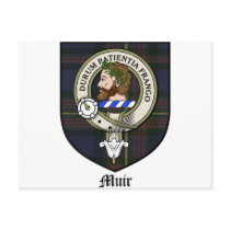 Muir Clan Crest Badge Tartan postcards by clan_badges Muir Clan Crest Badge Tartan postcards