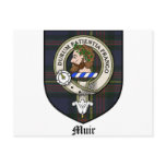 Muir Clan Crest Badge Tartan Post Cards