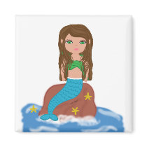 Muirenn the Mermaid Magnet by KirstenEdwards Muirenn the Mermaid Magnet