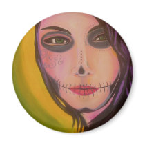 Mujer Muerta Fridge Magnets