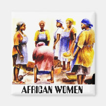 MUJERES AFRICANAS EN NIGERIA IMÁN PARA FRIGORIFICO