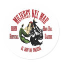Mujeres Del Mar Rum Mermaid stickers