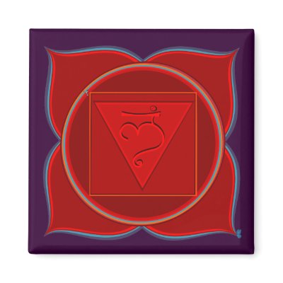 Muladhara Chakra Magnet by templegreen