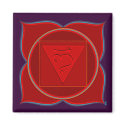 Muladhara Chakra Magnet by templegreen Muladhara Chakra Magnet