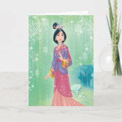 Mulan Princess Greeting Card