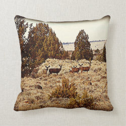 Mule Deer Pillow