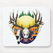 Mule Deer skull Mouse Pad