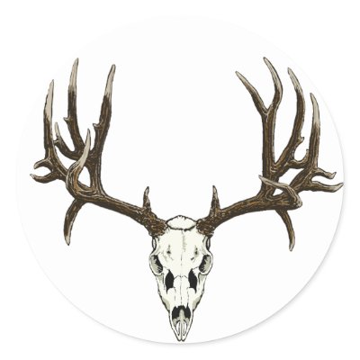 Deer Skull Stickers