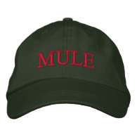 Mule Embroidered Hat