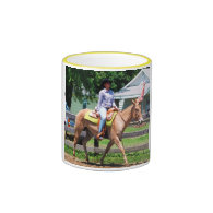 mule ridden western pleasure coffee mugs