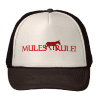 Mules Rule Silhouette Trucker Hat