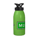Mulhouse, Road Sign, France Reusable Water Bottle