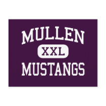 Mullen - Mustangs - High School - Denver Colorado postcards by customteamsportswear Mullen - Mustangs - High School - Denver Colorado postcards