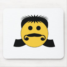 Mullet Smiley Mousepad