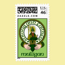 Mulligan Clan Motto Postage Stamps stamps