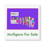 Mulligan Golf Cartoon Magnet