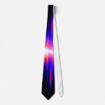 Mullticolored Abstract Audio Waveform ties