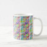 MULTI262 COLOURFUL SQUARE PATTERNS SHADES COUNTRY mugs