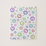 Multi-Color Abstract Polka Dots (Light) Puzzles