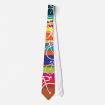 multi color bike cycle tie