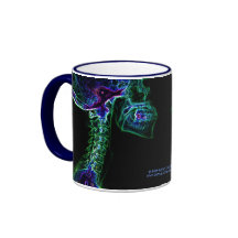 Multi-color C-spine (double image) mug