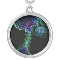 Multi-color  C-spine necklace