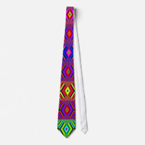 Multi-Color Diamond Shape Stripes ties by TieRevolution Multi-Color Diamond Shape Stripes ties