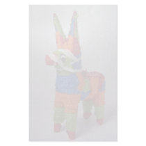 Multi Color Donkey pinata for parties Customized Stationery