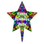 Multi Color Dream Custom Star Cake Topper