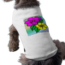 Multi Color Floral pet clothing