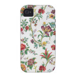 Multi-color floral wallpaper, c. 1912 casemate cases