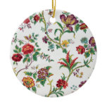Multi-color floral wallpaper, c. 1912 ornaments