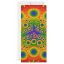 Multi-Color Fractal: Vector Art: rack cards