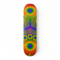 Multi-Color Fractal: Vector Art: Skateboard