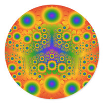 Multi-Color Fractal: Vector Art: stickers by spiritswitchboard Multi-Color Fractal: Vector Art: stickers