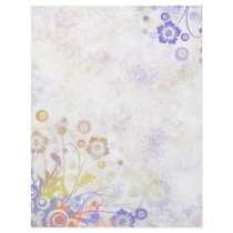Multi Color Pastel Floral Border flyers