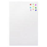 Multi-Color Pawprints Custom Stationery