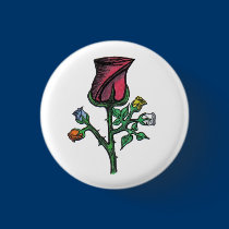 Multi - Color Roses buttons by randymedlin Multi - Color Roses buttons