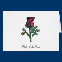 Multi - Color Roses cards by randymedlin Multi - Color Roses cards