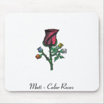 Multi - Color Roses mousepads by randymedlin Multi - Color Roses mousepads