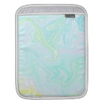 Multi-Color Soft Pastel Swirled Custom Background Sleeve For iPads