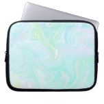 Multi-Color Soft Pastel Swirled Custom Background Laptop Computer Sleeve