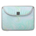 Multi-Color Soft Pastel Swirled Custom Background MacBook Pro Sleeves