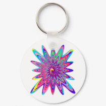 Multi-color splat, keychain by design_girl Multi-color splat, keychain