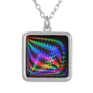 Multi color Techno Lights Checkerboard Pattern