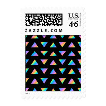 Multi Color Triangle Pattern. Stamp