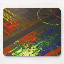 Multi-colored Abstract Mousepad by karenbauguess Multi-colored Abstract Mousepad