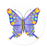 Multi-colored Butterfly Sticker