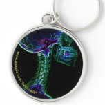 Multi-colored C-Spine X-ray keychain