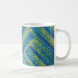 Multi-Colored Crochet Blanket Pattern Coffee Mug